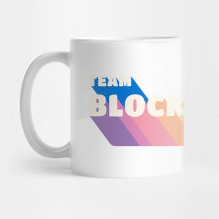 Team Blockchain Colorful Beige Mug